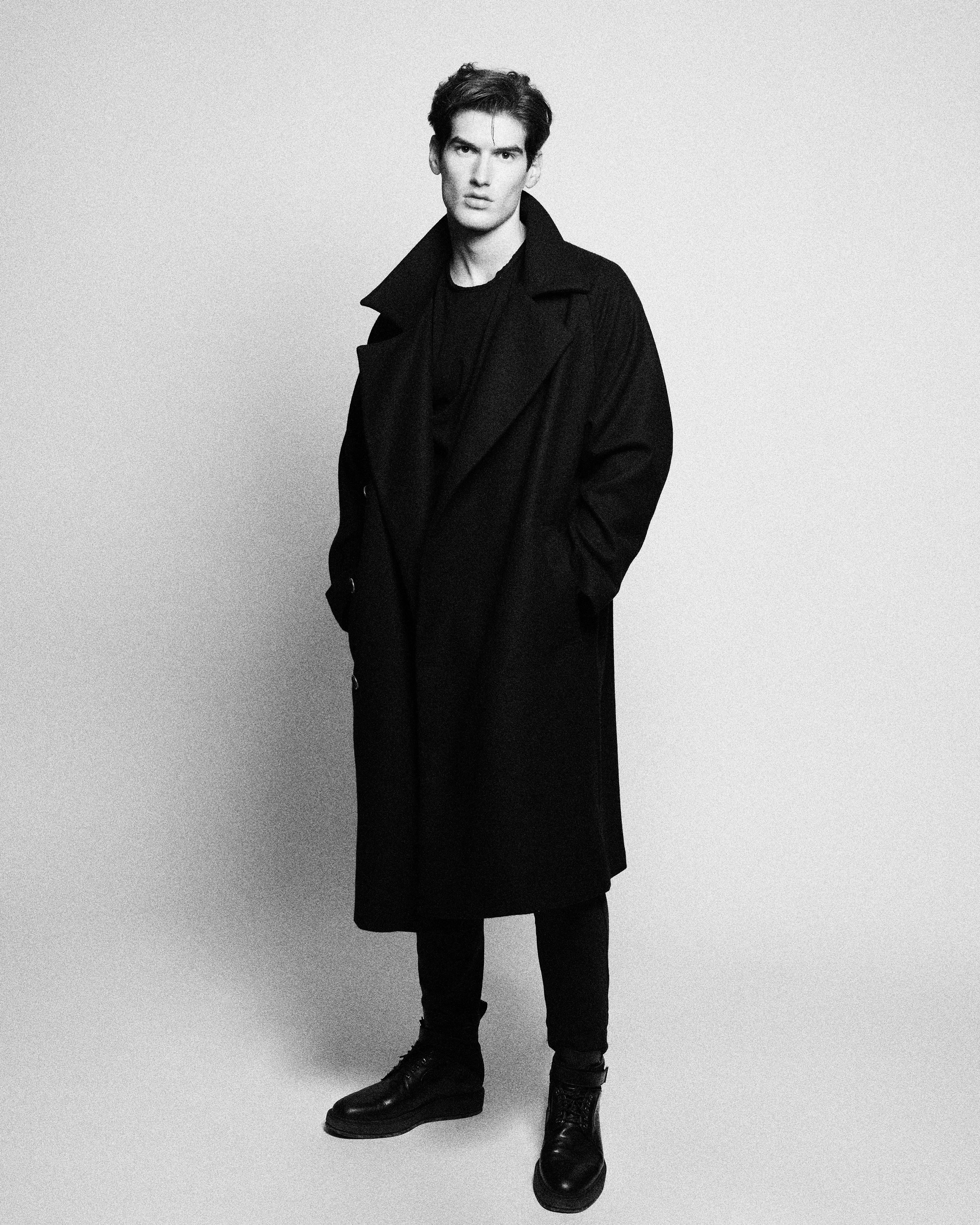 Raw Monochrome — black and white fashion editorial